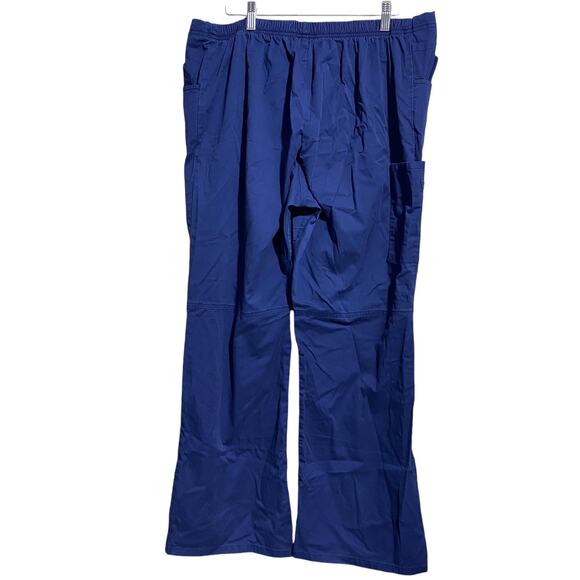 Scrub Star navy blue boot cut scrub pants - large - Picture 7 of 8